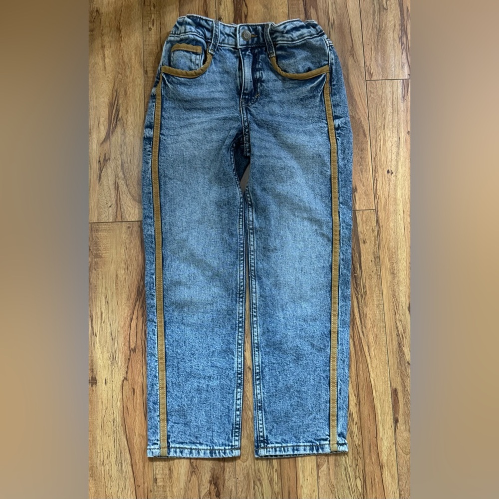 H&M Denim Jeans with Tan Stitching
